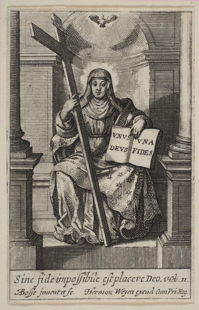 İnanç, 1636. by Abraham Bosse