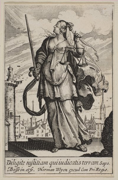 Adalet, 1636. by Abraham Bosse
