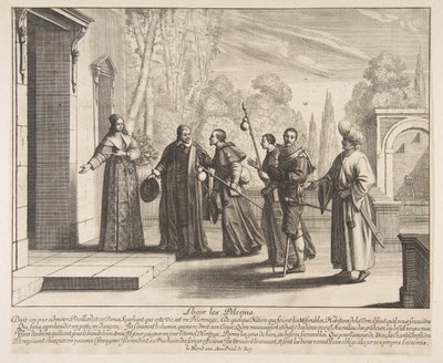 Konaklama Hacıları, muhtemelen 1635. by Abraham Bosse