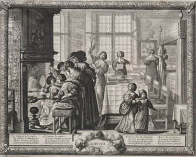 Dört Mevsim: Kış, 1635. by Abraham Bosse