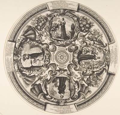 Four Seasons, 17. yüzyılın ortalarından sonlarına kadar. by Abraham Bosse