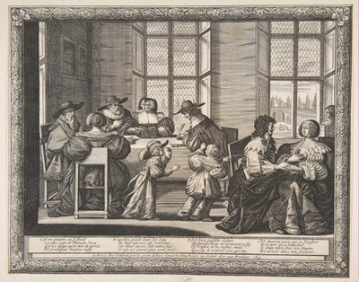 Evlilik Sözleşmesi, 1633. by Abraham Bosse