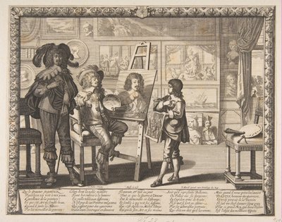 Ressam, yaklaşık 1642. by Abraham Bosse