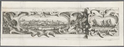 La Rochelle Kuşatması: Levha 16, 1628-1630. by Abraham Bosse