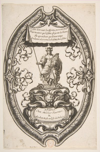 Erdem: Athena, 1637. by Abraham Bosse
