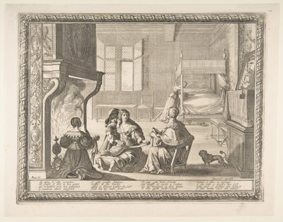 Hemşire ziyareti by Abraham Bosse