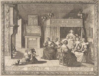 Yeni Anneye Ziyaret, 1633. by Abraham Bosse