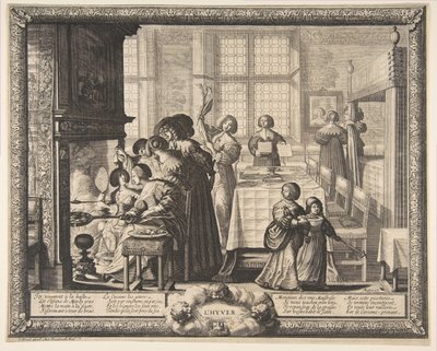 Kış, yaklaşık 1637. by Abraham Bosse