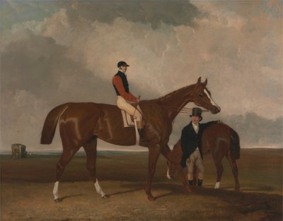 John Day'in Bindiği Doncaster'da 'Elis', Arka Planda Van'ıyla by Abraham Cooper