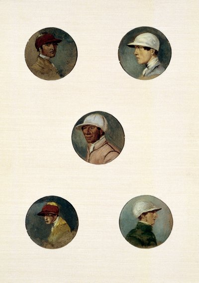 Jokey Çalışmaları (tuval üzerine yağlı boya) by Abraham Cooper