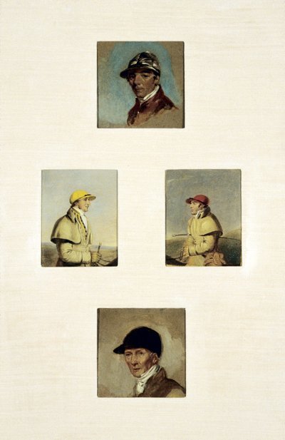 Jokey Çalışmaları (tuval üzerine yağlı boya) by Abraham Cooper