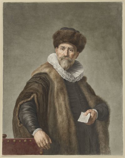 Nicholas Ruts'un Portresi by Abraham Delfos