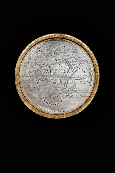 Herkül ve Atlas tarafından desteklenen iki olağanüstü karasal ve göksel küre, Augsburg, 1697-99 by Abraham Drentwett
