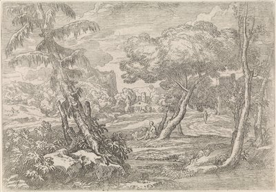 Ormanlık manzara by Abraham Genoels