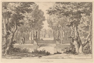 İki Heykel by Abraham Genoels II after Adam Frans van der Meulen