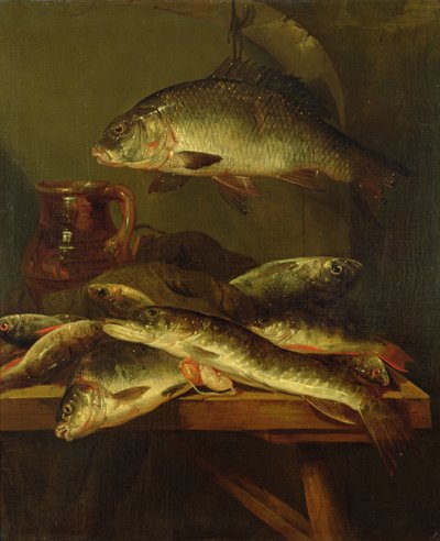 Sazan ile Natürmort by Abraham Hendricksz van Beyeren