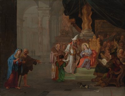 Doktorlar Arasında İsa, 1668. by Abraham Hondius
