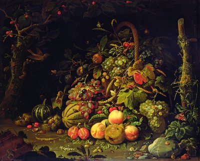 Meyve sepeti by Abraham Mignon