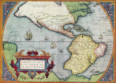 Amerika veya Yeni Dünya: Theatrum Orbis Terrarum