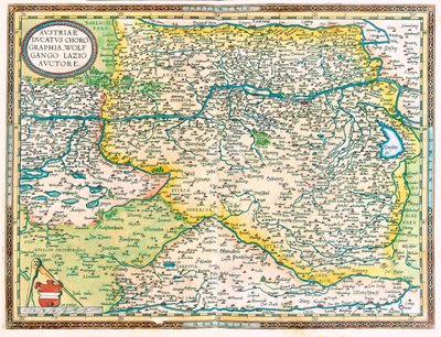 Doğu Avusturya by Abraham Ortelius