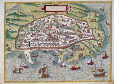 İskenderiye Haritası - Abraham Ortelius, Anvers by Abraham Ortelius