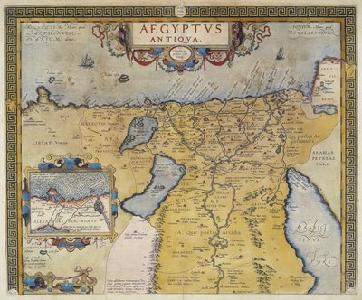 Eski Mısır Haritası - Abraham Ortelius, Anvers by Abraham Ortelius