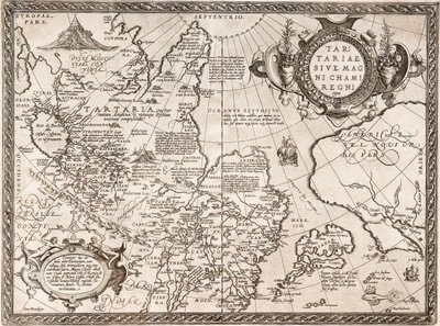 Rusya Haritası Nereden: Dünya Haritası by Abraham Ortelius