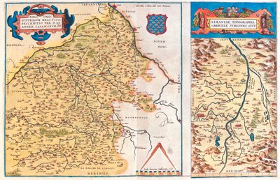 Bölge-a: Centre, Burgundy, Auvergne, Limousin Region-b: Auvergne, Fransa by Abraham Ortelius