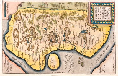 Schleswig-Holstein, Almanya by Abraham Ortelius