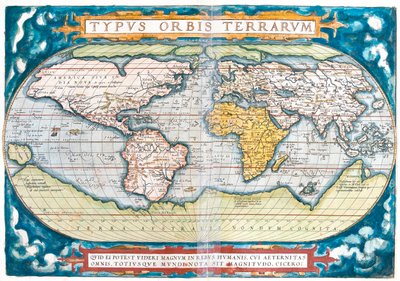 Dünya by Abraham Ortelius