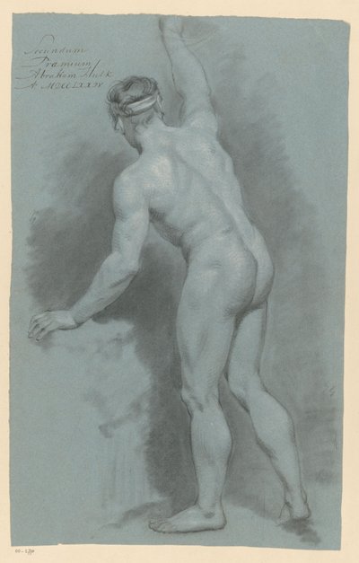 Erkek çıplak ayakta, arkadan görüldü (2. ödül 1774) by Abraham Pietersz. Hulk