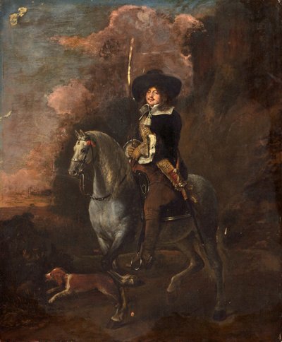 Gri Atlı Süvari, c.1660 by Abraham Pietersz. van Kalraet