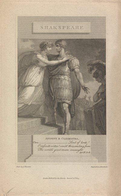 Antonius ve Kleopatra Yasası IV Sc. 8 by Abraham Raimbach