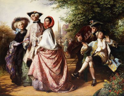 Tilki ve Üzümler, 1858 by Abraham Solomon