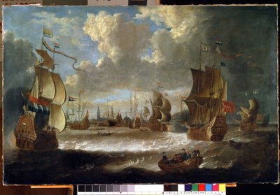 Lagünde gemiler (Lagünde gemiler). Abraham Storck