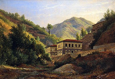 Lucca Eyaleti (kağıt üzerine yağlı boya) by Abraham Teerlink