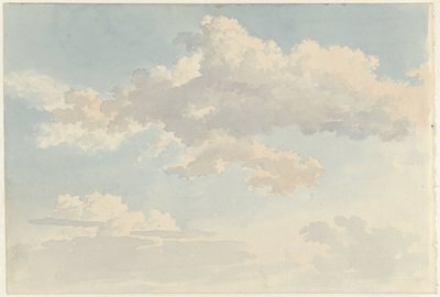 Mavi gökyüzüne karşı bulutlar by Abraham Teerlink