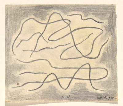 Ritmik Çizgiler: Dans Soyutlama by Abraham Walkowitz