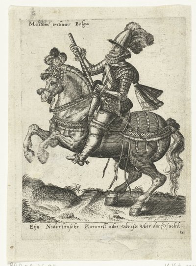 Hollandalı binici komutanı by Abraham de Bruyn (attributed to)