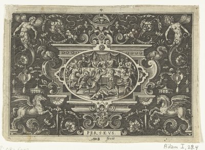 Kartuş: Phineus, Perseus ve Andromeda