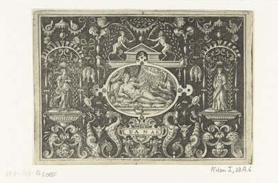 Danae ve Jüpiter yağmur altın parçaları gibi DANAE (nesne üzerindeki başlık) by Abraham de Bruyn