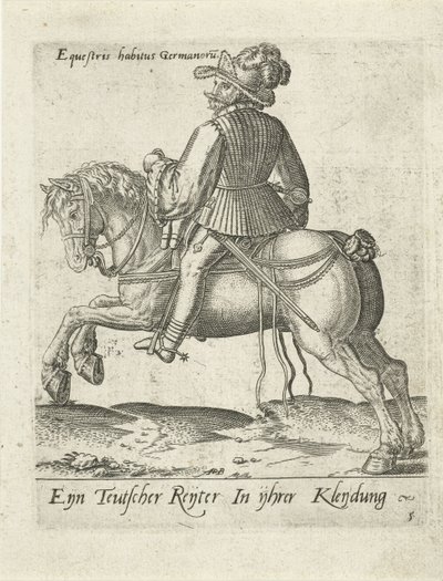 Alman binici by Abraham de Bruyn