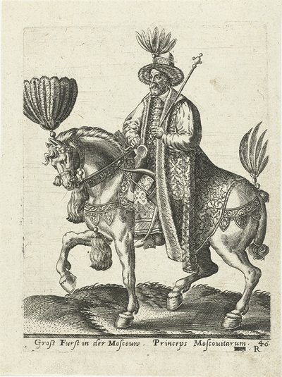 Moskova Büyük Dükü, 1577 by Abraham de Bruyn