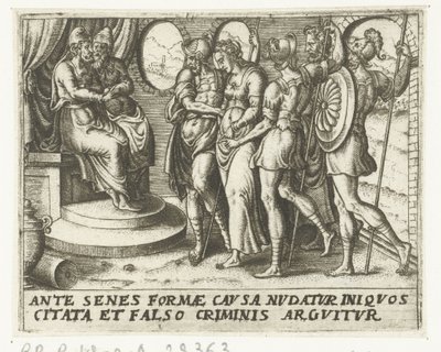 Susanna yargıçların huzurunda Susanna