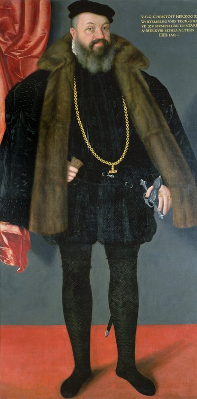 Christoph, Wurttemberg Dükü (1515-68), Württembergli Ulrich I