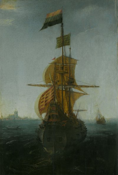 Bir Amsterdamlı Doğu Hintli, c.1625-1650 (panel üzerine yağlıboya) by Abraham de Verwer