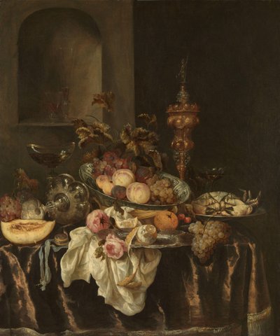 Natürmort by Abraham van Beyeren (attributed to)