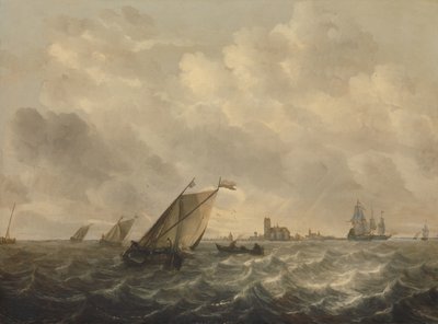 Nehir manzarası by Abraham van Beyeren