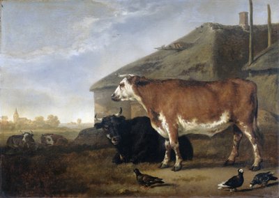 Sığırlar by Abraham van Calraet