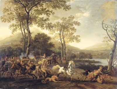 Süvari Çatışması by Abraham van Calraet